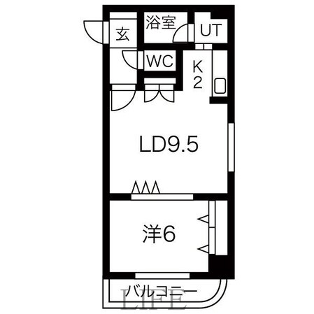 ネクステージュ南平岸の物件間取画像